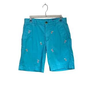 Vineyard Vines Breaker Shorts Rum Punch Embroidered Preppy Summer Sz 30